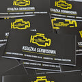 Książki serwisowe z logo